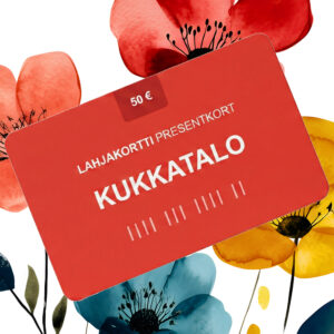 Pirilän Kukkatalon digilahjakortti ostettavissa nyt verkkosivuilta