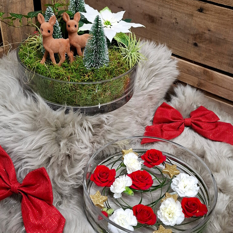 Kirkas lasiastia on monikäyttöinen esim. matalien asetelmien tai istutusten tekoon