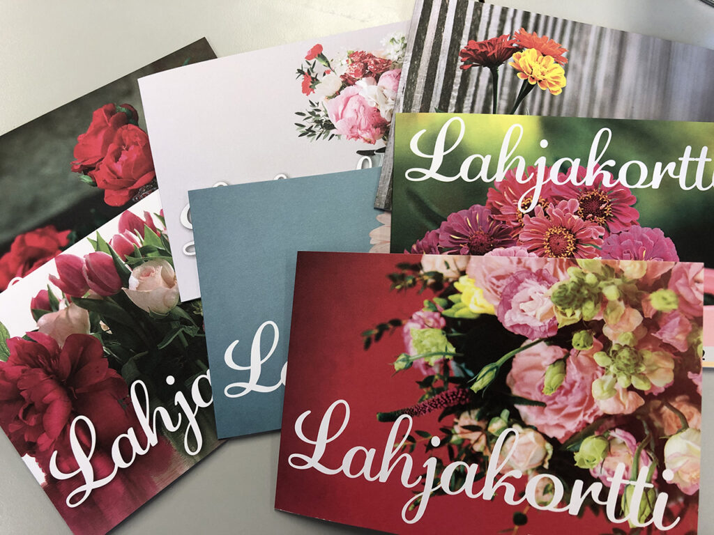 Lahjakortit äidille