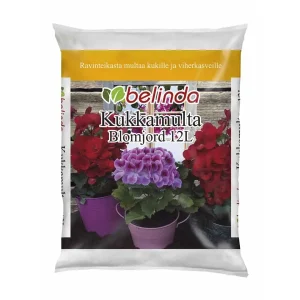 Belinda Kukkamultaa voit käyttää mullanvaihdon yhteydessä ruukkukukille ja viherkasveille sekä koriste- ja hyötykasvien kasvualustaksi.