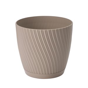 Kierrätysmuoviset Eco Recycled ruukut kolmessa värissä