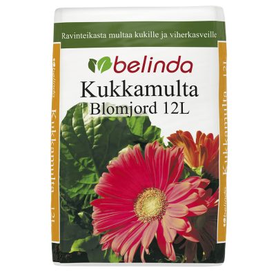 Belinda Kukkamultaa voit käyttää mullanvaihdon yhteydessä ruukkukukille ja viherkasveille sekä koriste- ja hyötykasvien kasvualustaksi. 